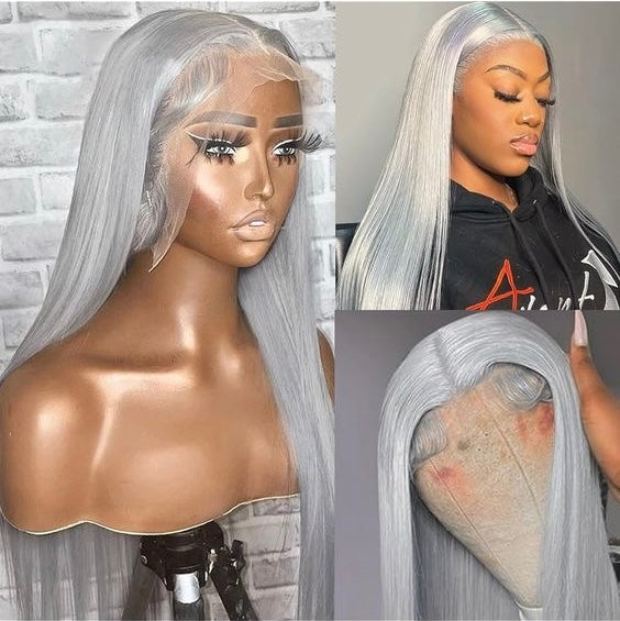 Moonlight Glow – Platinum Silver Wig