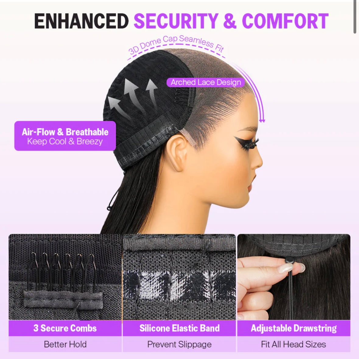 Glueless Goddess – 20” 13x6 Lace Wig