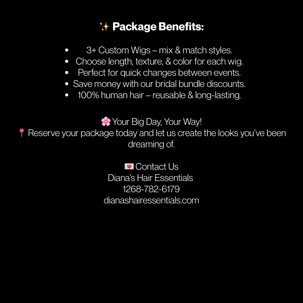 The Elegant Bride Deal🥰       -Contact Us For Inquiries