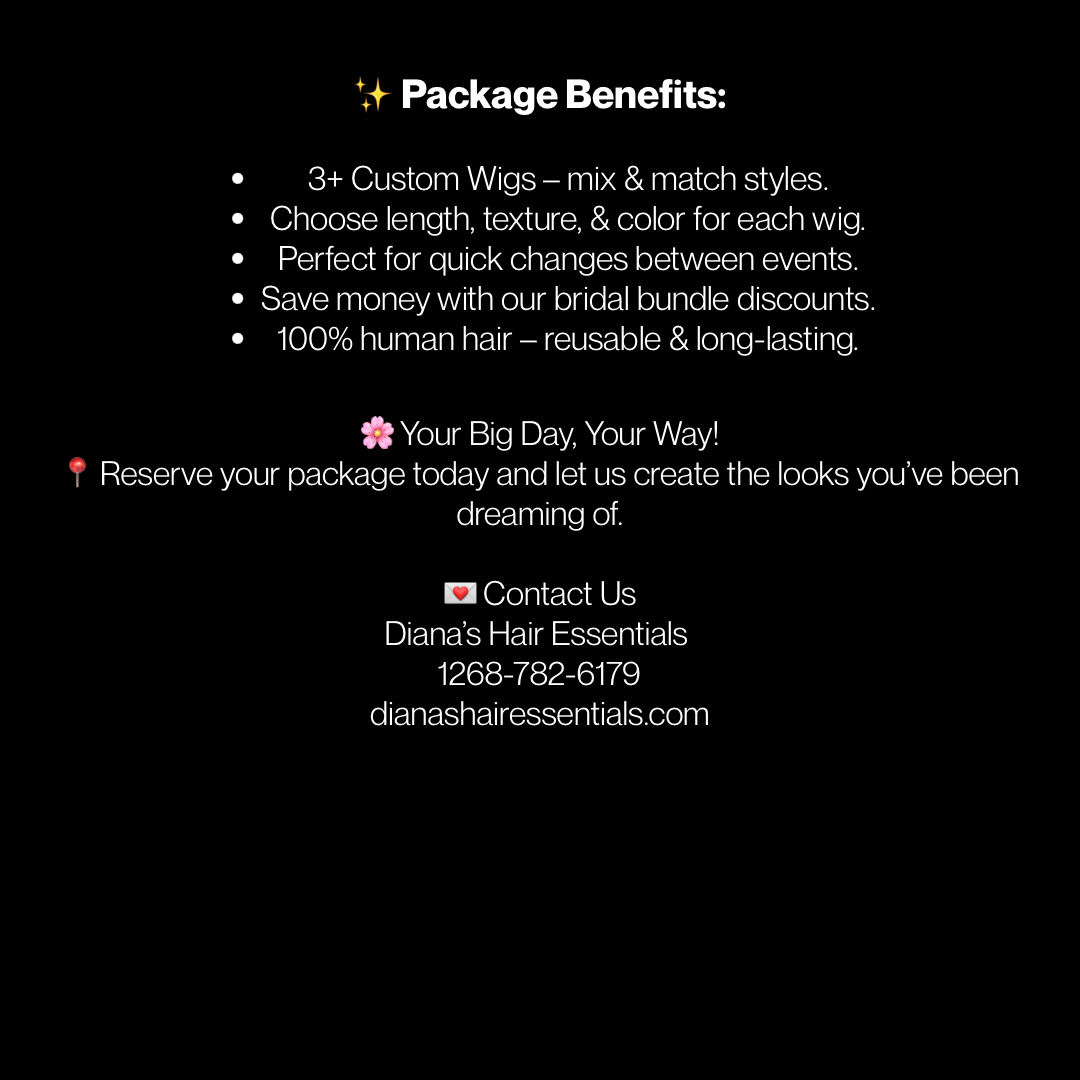 The Elegant Bride Deal🥰       -Contact Us For Inquiries