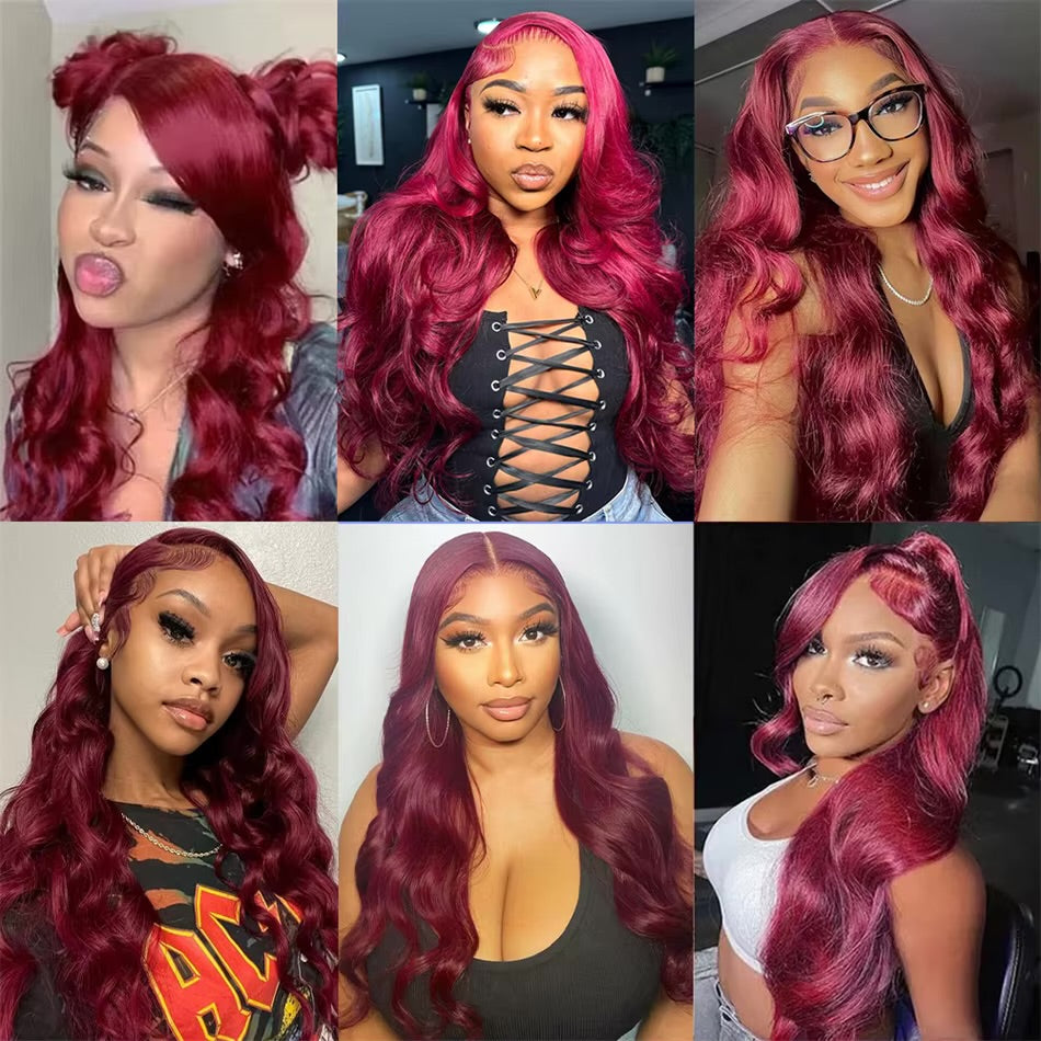 Cherry Bombshell – 22” 99J Wig
