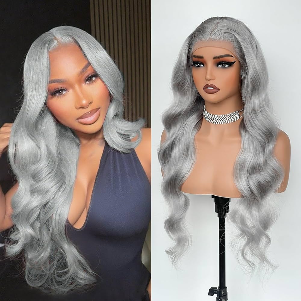 Moonlight Glow – Platinum Silver Wig